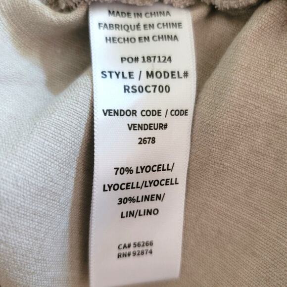 Splendid Lakeside Jogger in Fawn, XL, NWOT, Linen Blend, Relaxed Fit, Athleisure - Picture 13 of 14